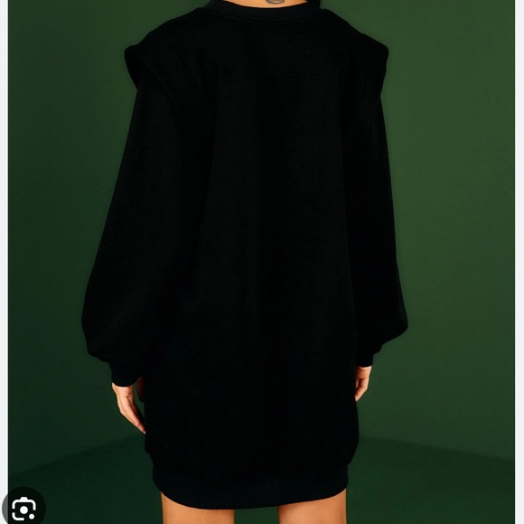 FARM RIO ‼️‼️Black Amazonia Sweater Dress NWT - Picture 5 of 14